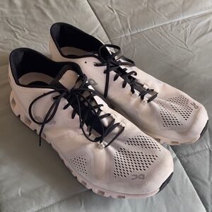 On Cloud X White Sneakers, Men’s size 11.5